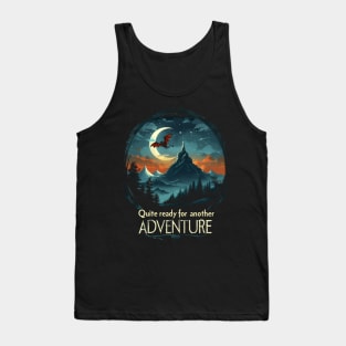 Quite Ready for Another Adventure - Dragon and Lonely Mountain - Fantasy Tank Top